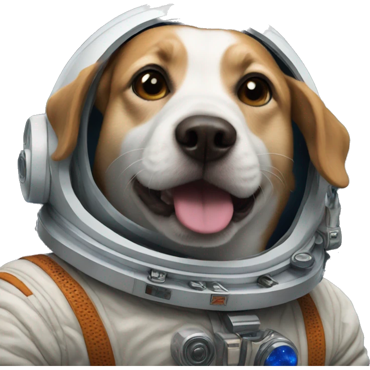 Dog in Space emoji