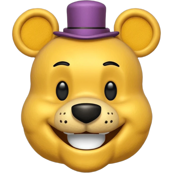 The head of Fredbeat of five nights at Freddy emoji
