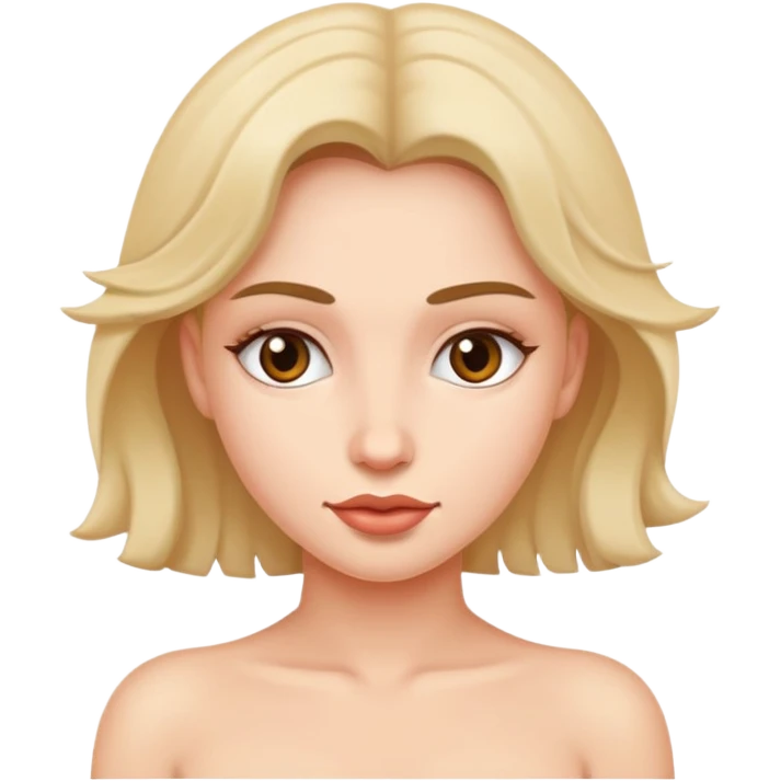 Nude woman emoji