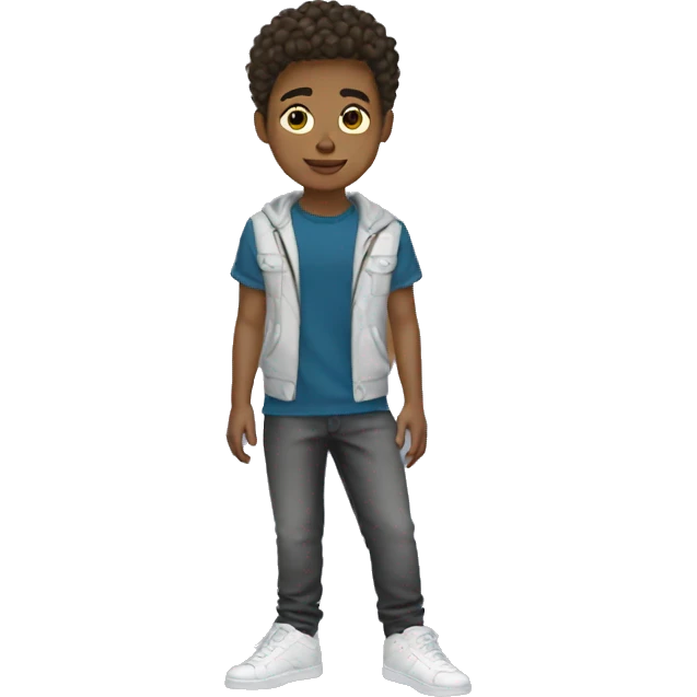 Teenage fashion boy emoji