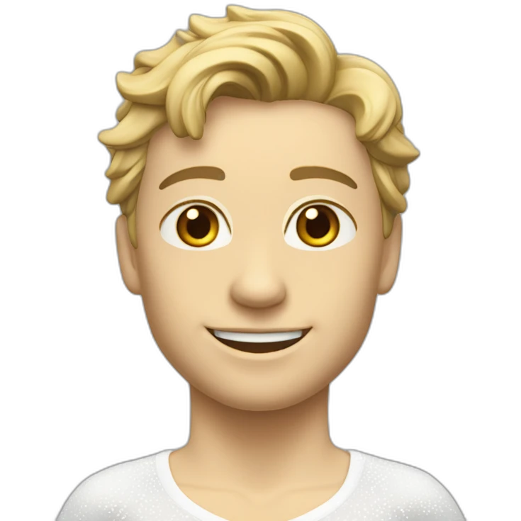Biellmann figure skating emoji