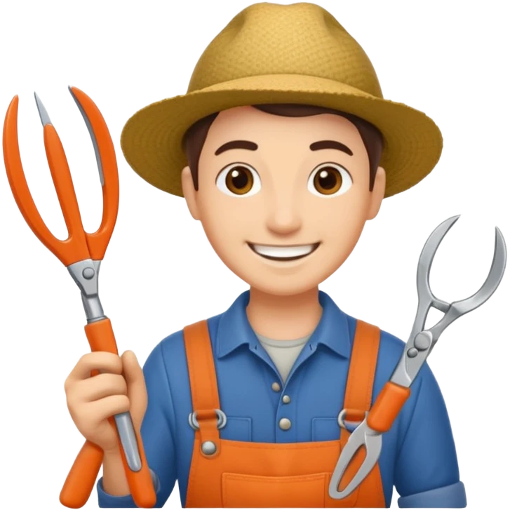 GARDENER WITH SESORS emoji