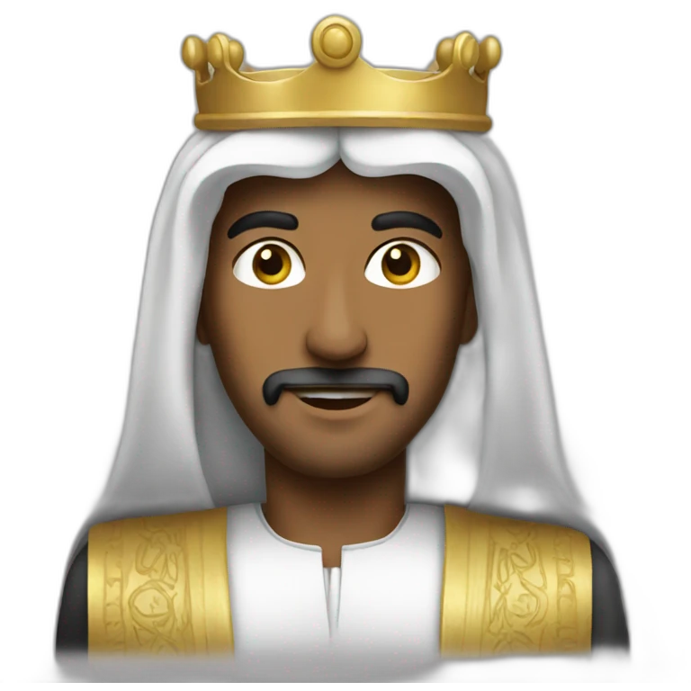 King Saudi emoji