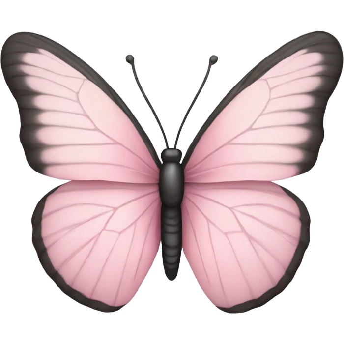 Light pink butterfly emoji