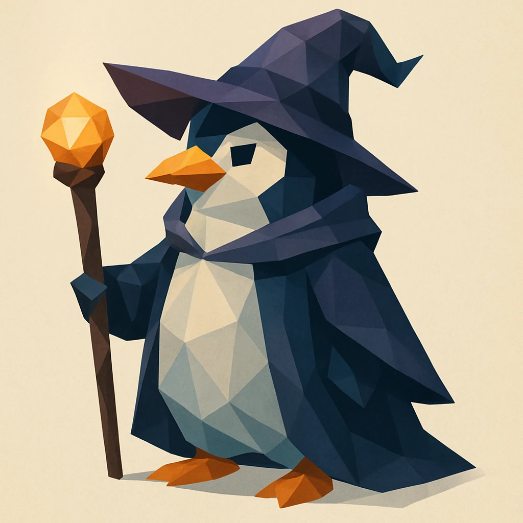 Penguin Wizard 3455 emoji