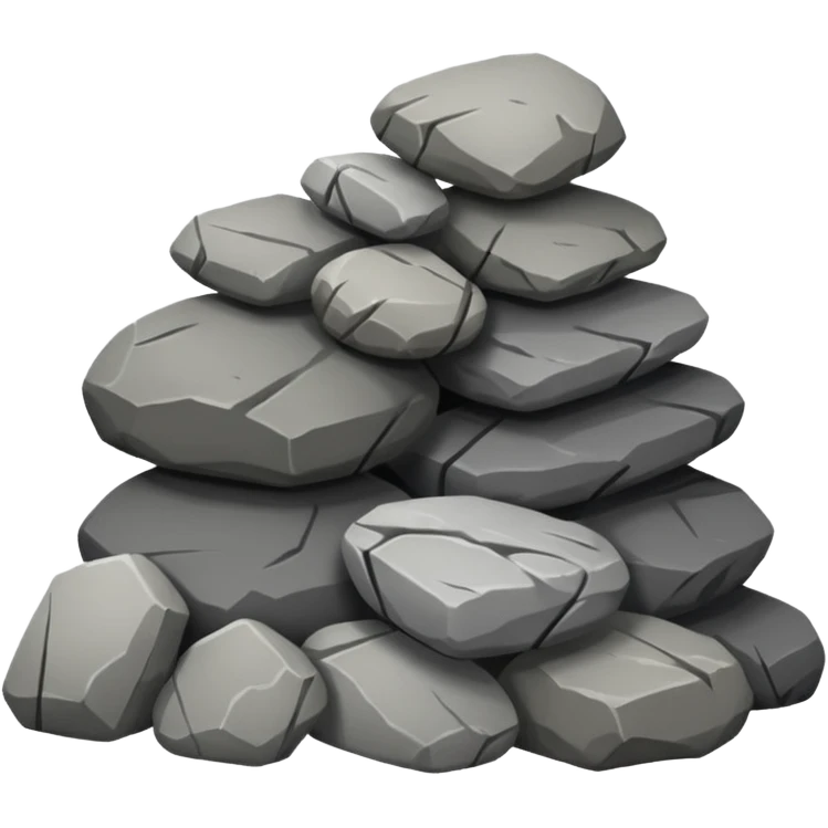 Stone emoji