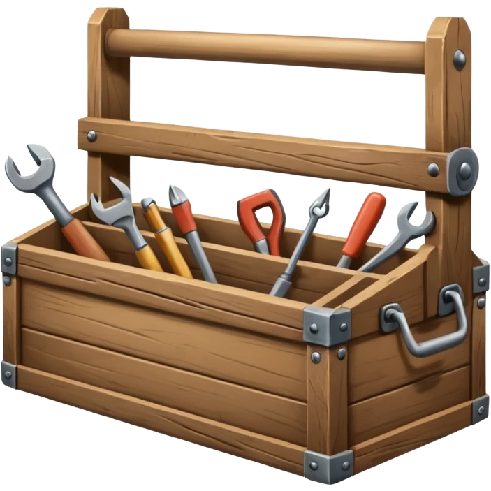 carpenter Toolbox with multiple tools emoji