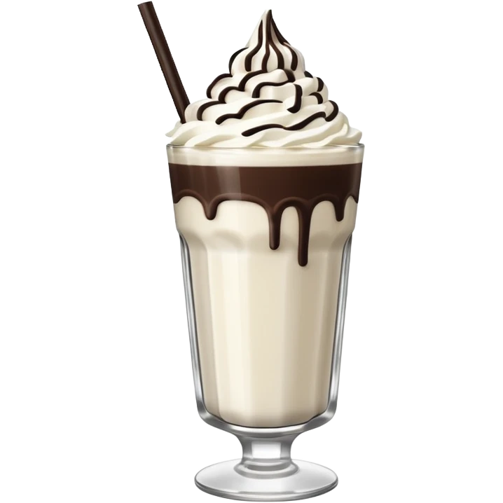 Oreo white Smoothie emoji