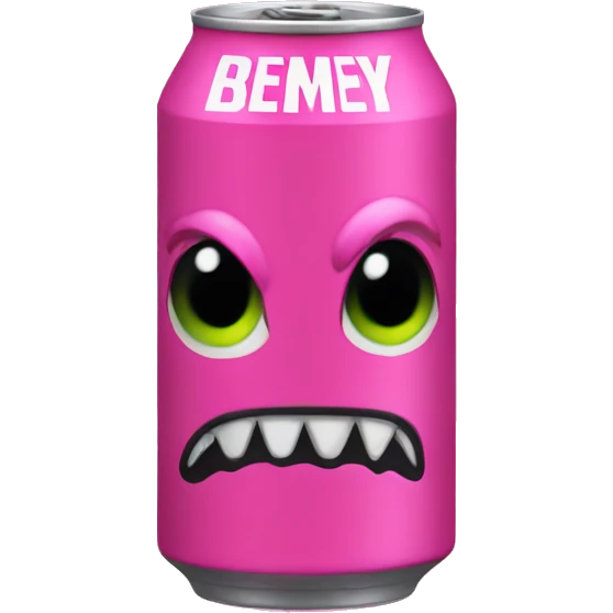 pink monster energy can emoji
