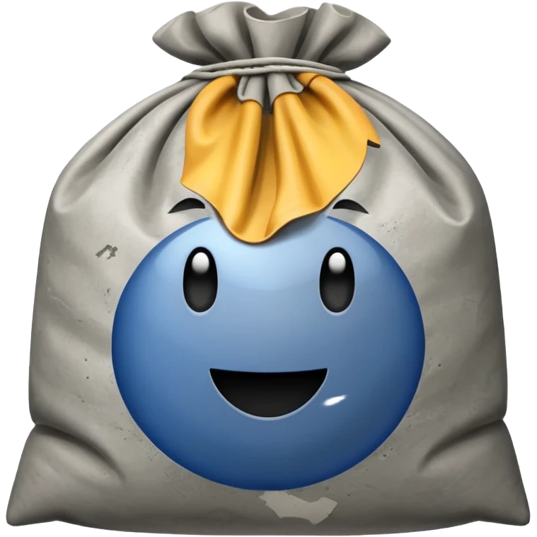 cement square sack  emoji