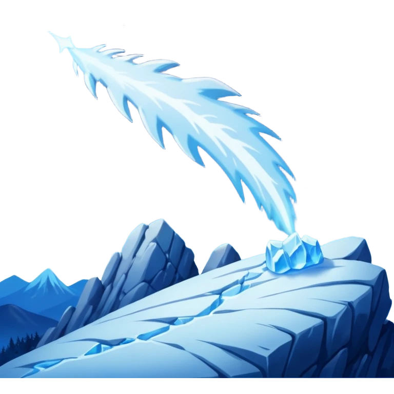 Comet – Icy rock with glowing blue-white tail emoji