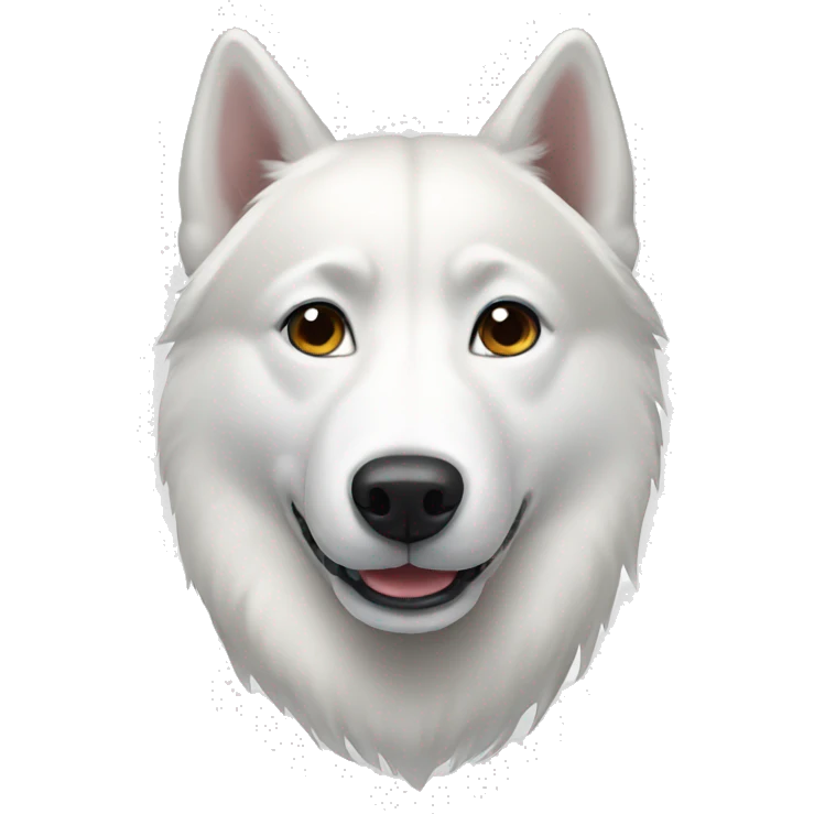 White husky emoji