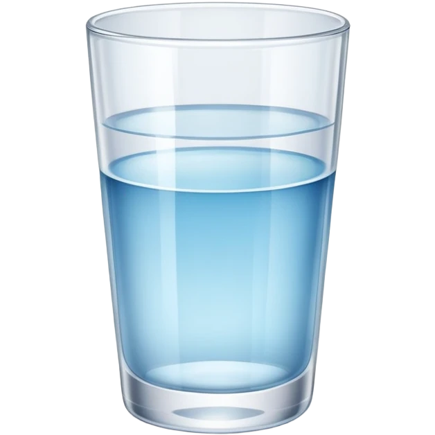 crystal clear drinking glass emoji