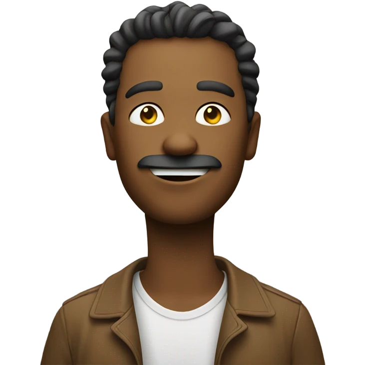 emoji smoking a cigrette being super chill emoji