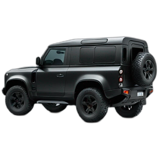 new defender 110 black emoji