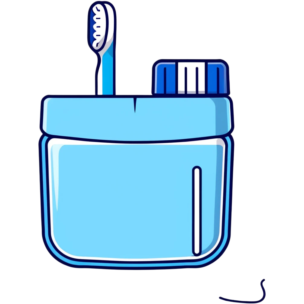 Oral-B dental floss container emoji