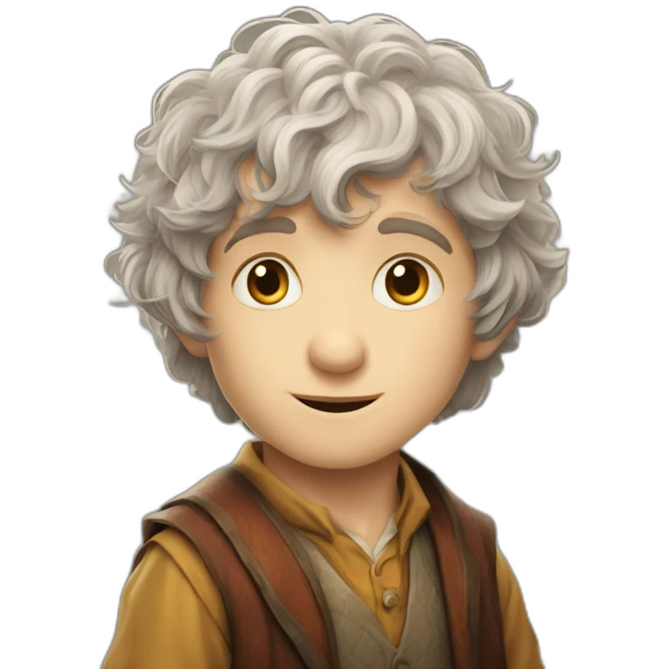 young bilbo the hobbit emoji