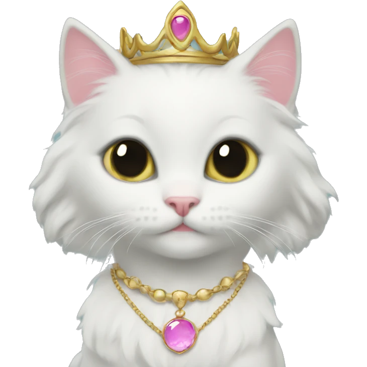 Princess kitten emoji