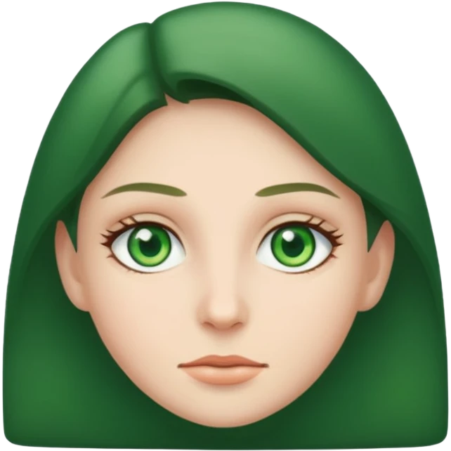 green eyed  emoji