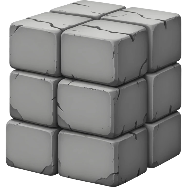 raw blocks of structural materials emoji