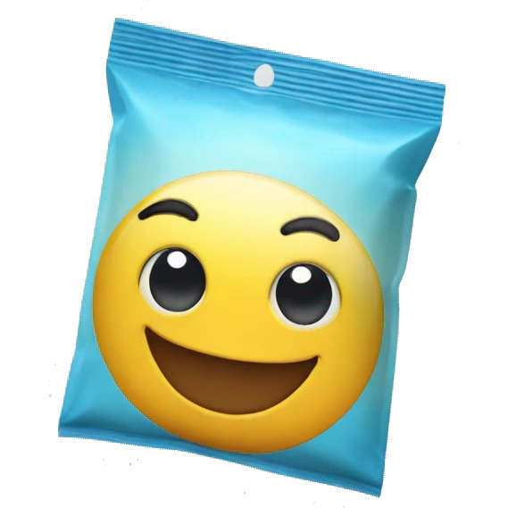 sachet happy emoji