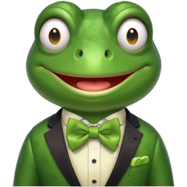 Um sapo comediante emoji