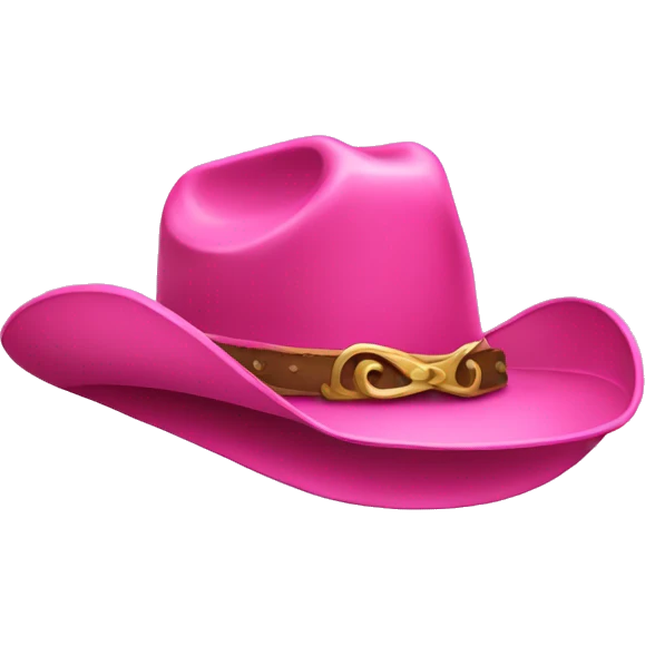 pink cowboy hat emoji