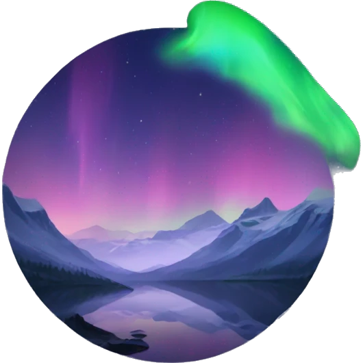 Aurora borealis emoji