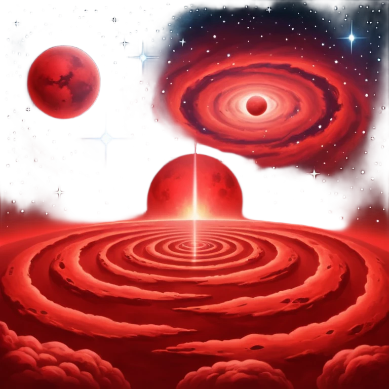 space in base red color   emoji