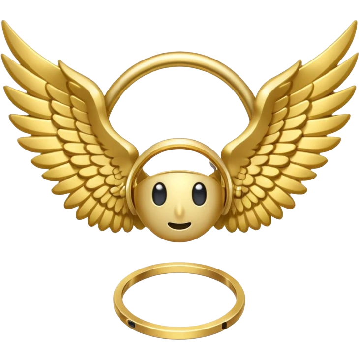 geekbar with wings and halo emoji