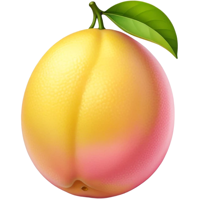 Light pink lemon emoji
