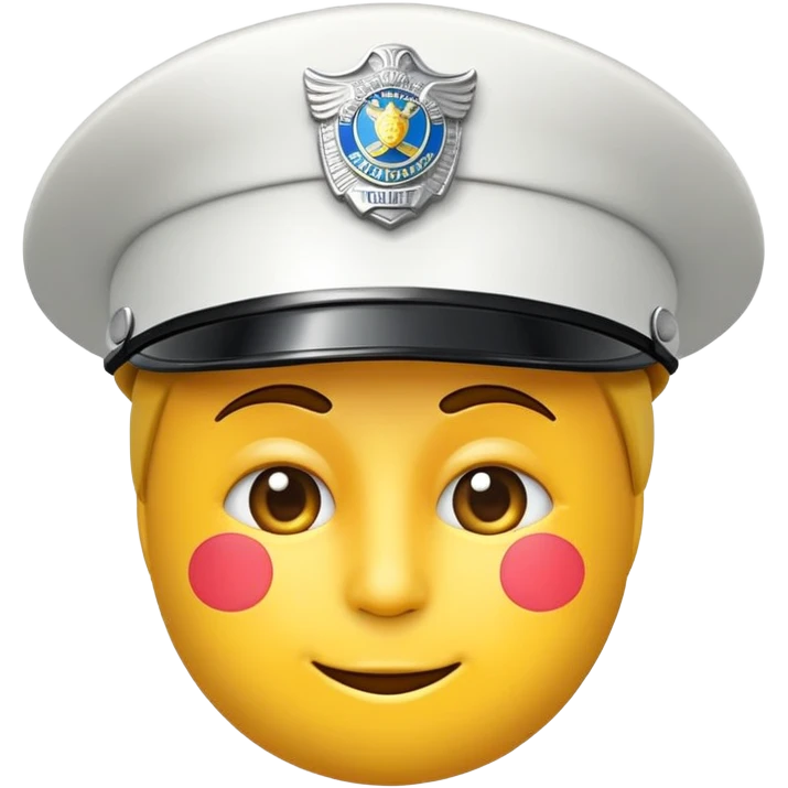 Emoji mit Händen nach oben, als würde er sich vor der Polizei ergeben  emoji