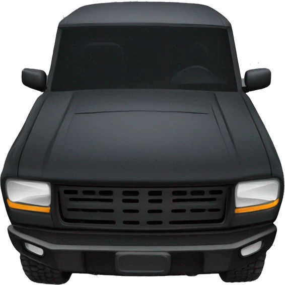 Blacked out lifted bronco emoji