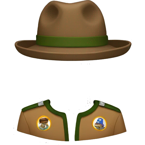scout hat emoji