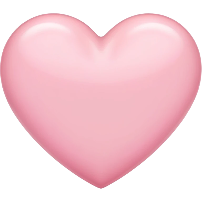 light pink heart  emoji