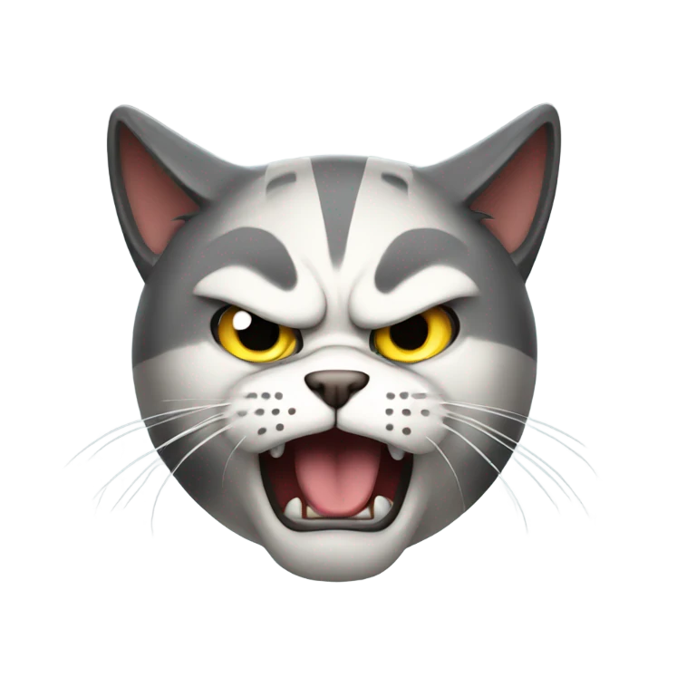Angry cat emoji