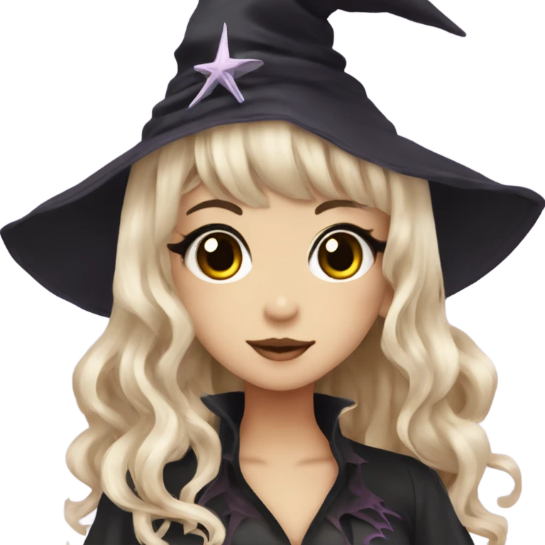 hime gyaru girl witch emoji