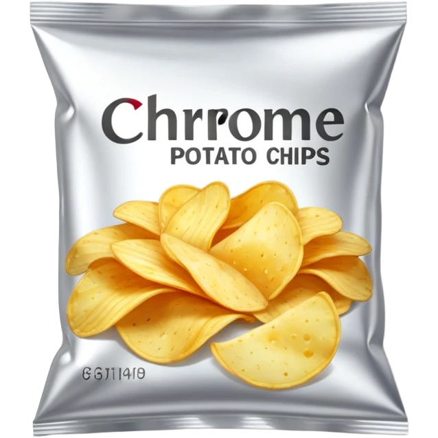 chrome potato chips pack emoji