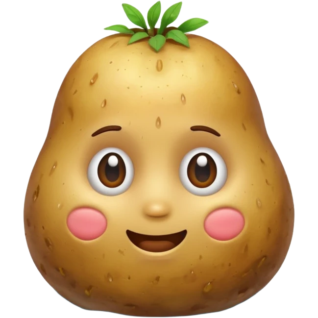 Potato in pool  emoji