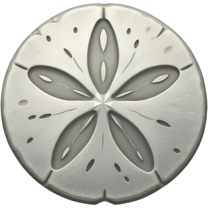Sand dollar emoji