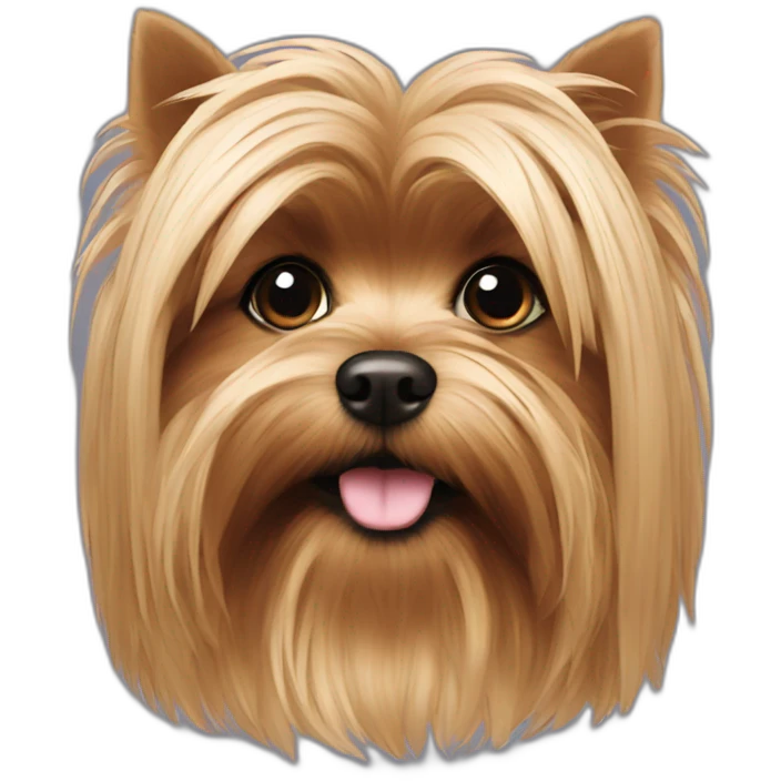 Yorki feo peludo emoji