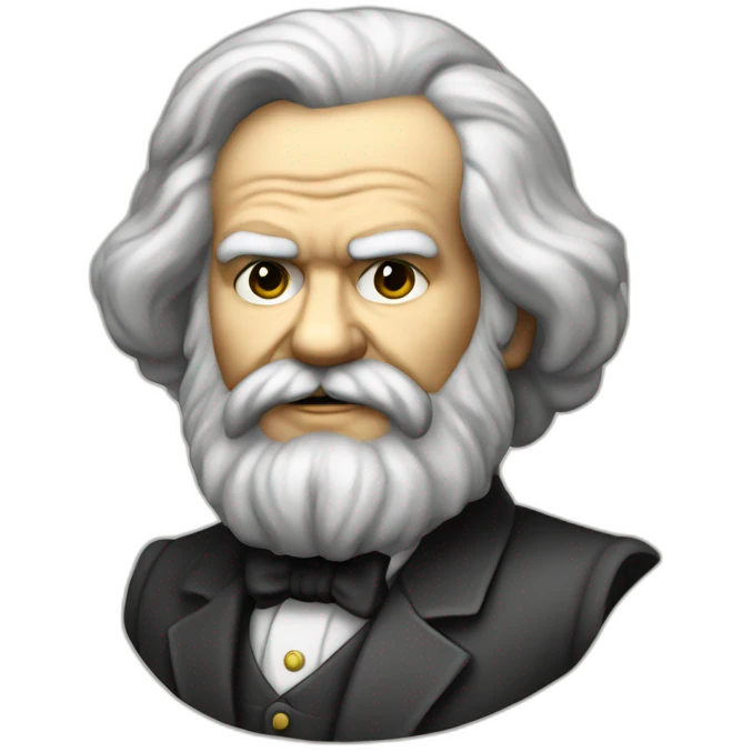 karl marx in сhalm emoji
