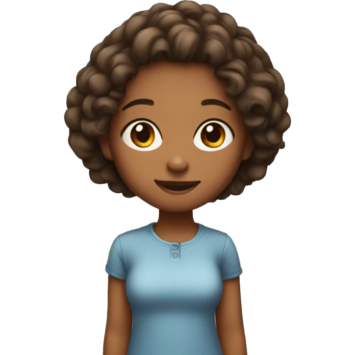 Cute girl emoji