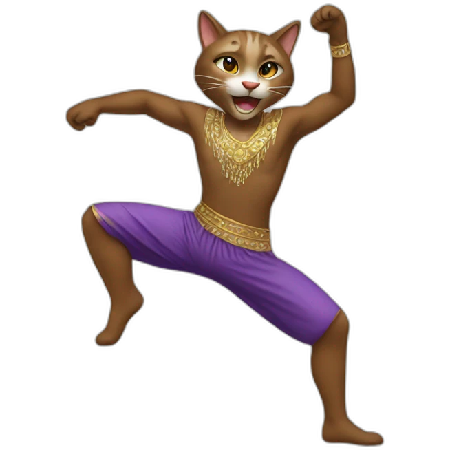Cat dancer emoji