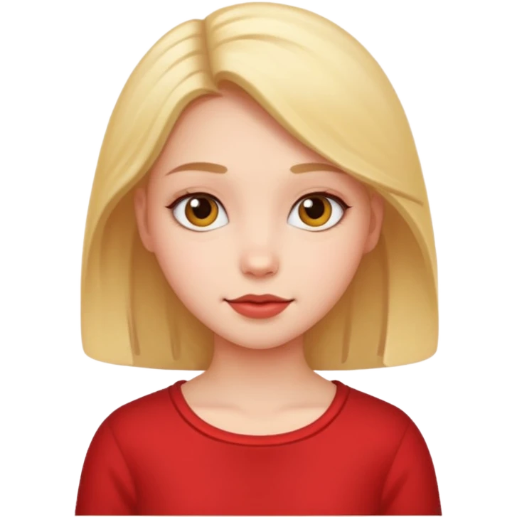 Cute girl emoji