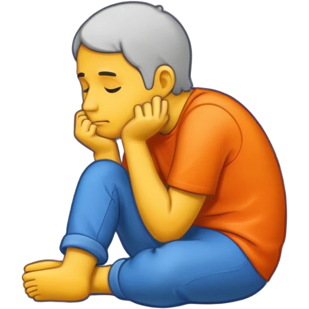 a slow thinker sticker emoji