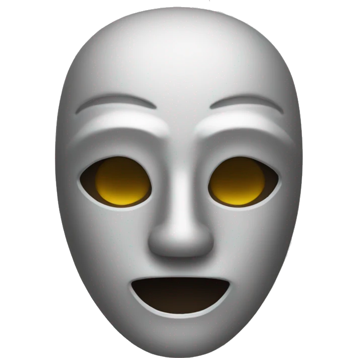 Masque forme de point interrogation  emoji