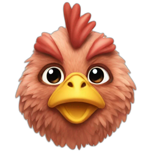 Ugly hen emoji