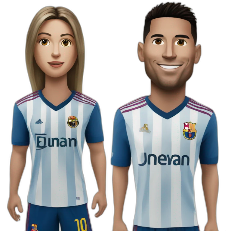  ronaldo and messi emoji
