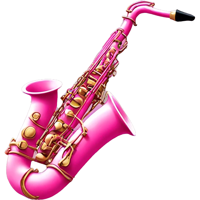 pink saxophone emoji